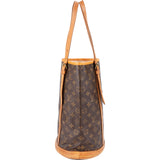 Louis Vuitton Monogram Canvas Bucket GM Shoulder Bag