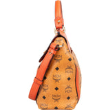 MCM Monogram Visetos Business Satchel Crossbody Handbag