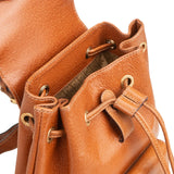 Gucci Pebbed Leather Bamboo Handle Small Backpack