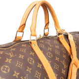 Louis Vuitton Monogram Canvas Keepall 60 Bandoulière Travel Bag