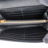 Yves Saint Laurent Grain de Poudre Matelassé Leather Envelope Flap Wallet