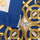 Hermès Eperon d'Or Silk Carre 90 Scarf Tuch