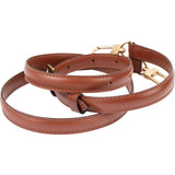 Louis Vuitton Brown Leather Adjustable Monceau Bags Strap