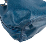 Louis Vuitton Blue Epi Leather Sac Noé Petit Shoulder Bag