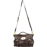 Mulberry Soft Buffalo Leather Alexa Satchel Crossbody Handbag