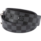 Louis Vuitton Reversible Monogram Damier Graphite LV Initials Belt (85) M0107