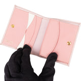 Prada Pink Saffiano Leather Small Wallet
