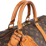 Louis Vuitton Monogram Canvas Keepall 50 Travel Bag