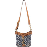 Coach Monogram Signature Denim Crossbody Bag