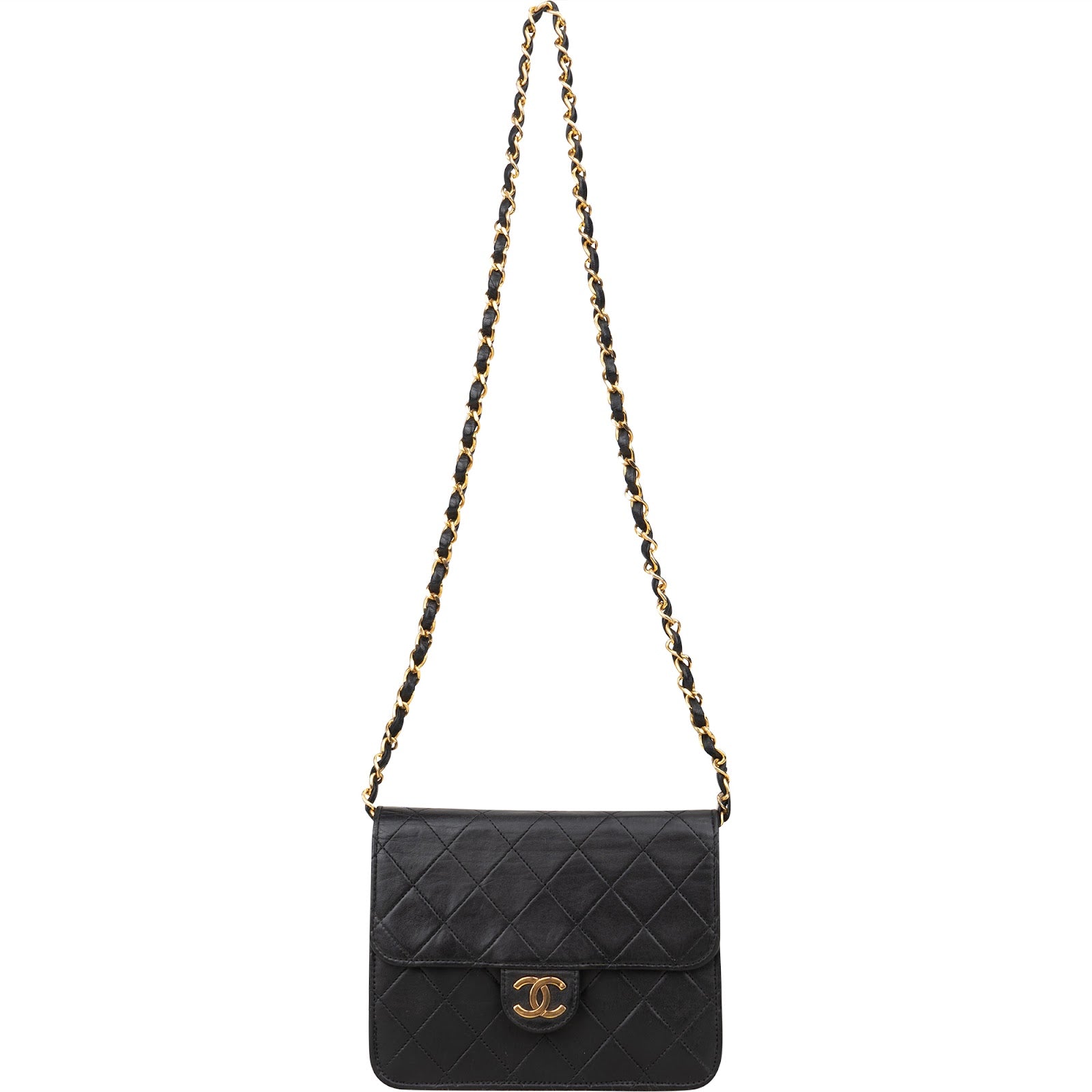 [🔄️B14 / F12] Chanel Quilted Lambskin Medium Single Flap Crossbody Bag - vintageandkickz