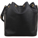Louis Vuitton Noir Epi Leather Sac Noé Petit Shoulder Bag