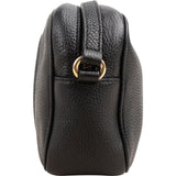 Gucci Black Pebbled Leather Soho Camera Crossbody Bag