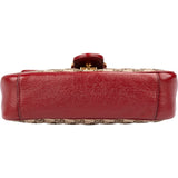 Gucci Monogram GG Quilted Canvas Marmont Crossbody Bag