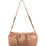 Prada Gaufre Leather Bauletto  Handbag