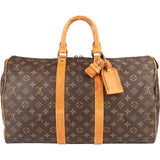 Louis Vuitton Monogram Canvas Keepall 45 Travel Bag