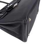 Hermès Dark Navy Bleu Togo Leather Palladium Birkin 30 Handbag