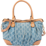 Gucci Monogram Denim GG Sukey Handbag