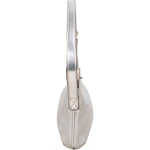 Gucci Silver Monogram GG Pochette Handbag - vintageandkickz