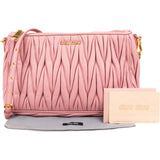 Miu Miu Matelassé Nappa Leather Shoulder Bag