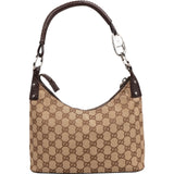 Gucci Monogram GG Canvas Hobo Shoulder Bag