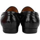 Hermès Brown Grained Leather Paris Mokassins Loafers (36,5)