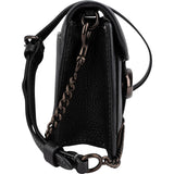 Coach Pebbled Leather Tabby Wallet On Chain Crossbody Bag