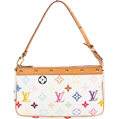 Louis Vuitton Monogram Murakami Multicolor Pochette Accessoires Handbag