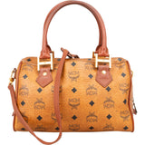 [🔄️B07 / F47] MCM Monogram Visetos Boston Bag Handbag - vintageandkickz