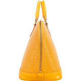 Louis Vuitton Yellow Epi Leather Alma PM Handbag