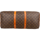 Louis Vuitton Monogram Canvas Keepall 50 Travel Bag