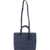 Christian Dior Matte Cannage Calfskin Large Lady Dior Handbag