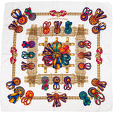 Hermès Les Rubans du Cheval Silk 90 Scarf Tuch