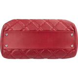 Chanel Quilted Lambskin Diamond Stitch Hampton Flap Jumbo Flap Crossbody Bag