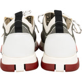 Hermès Multicolor Cotton Suede Addict Bouncing Sneakers (36)