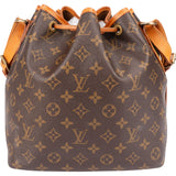 Louis Vuitton Monogram Canvas Sac Noé Petit Shoulder Bag