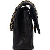 Chanel Quilted Lambskin 24K Gold Medium Double Flap Shoulder Bag