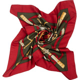 Hermès Grand Apparat Silk Carre 90 Scarf Tuch