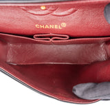 Chanel Quilted Lambskin 24K Gold Small Double Flap Shoulder Bag