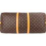 Louis Vuitton Monogram Canvas Keepall 55 Bandoulière Travel Bag