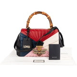 Gucci Multicolor Quilted Leather Queen Margaret Top Handle Handbag