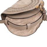 Chloé Suede Mini Marcie Saddle Crossbody Bag