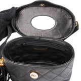 Chanel Quilted Lambskin Tassel Vanity Case Crossbody Bag