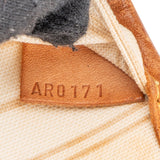Louis Vuitton Monogram Damier Azur Canvas Neverfull MM Shoulder Bag