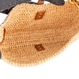 Saint Laurent Raffia Le 5 à 7 Hobo Mini Handbag