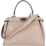 Fendi Selleria Leather Peekaboo Handbag - vintageandkickz