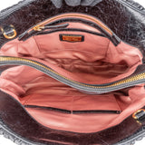 Miu Miu Black Matelassé Nappa Leather Top-Handle Handbag