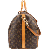 Louis Vuitton Monogram Canvas Keepall 55 Bandoulière Travel Bag