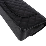 Chanel Quilted Caviar Leather Medium Double Flap Crossbody Bag