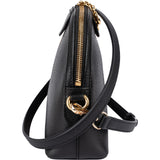 Gucci Black Leather Ophidia GG Small Web Bowling Crossbody Bag