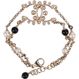 Chanel CC Crystal Pearl Bracelet 2020